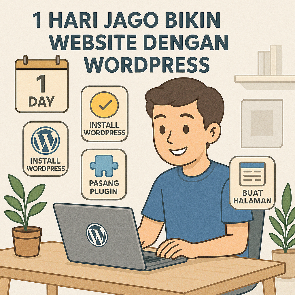 1 Hari Jago Bikin Website Dengan WordPress Tanpa Coding